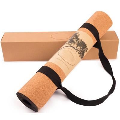 China Unisex Gymnastics Cork Yoga Mat With Natural Yoga Yoga Logo for sale