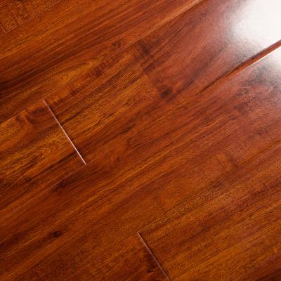 China Traditional Cheapest High Glossy Outdoor Peach Wood Laminate Flooring In China for sale