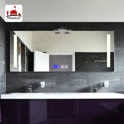 China Lighted wall mounted mirror with motion sensor new modern ip44 hinged bathroom mirrors good choice led light mirror for sale