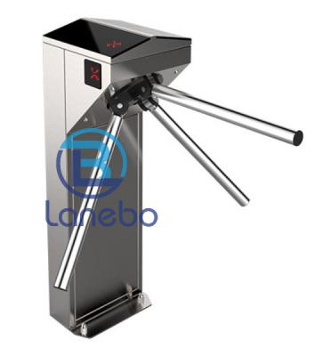 China rfid card reader Tripod Turnstile Gate 304 Stainless Steel security gate zu verkaufen