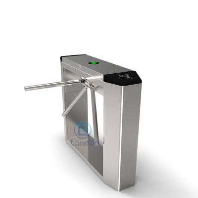 China Entrance control barcode scanner gate tripod turnstile body temperature scamera automatic gates zu verkaufen