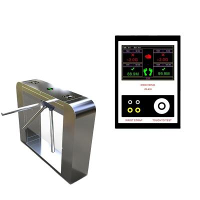 China Electrostatic discharge system tripod turnstile ESD Access Control system en venta