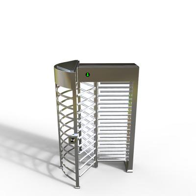 China Affordable Full Height Turnstile Gate security gates single lane RFID card access control system en venta