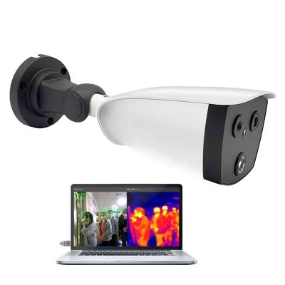 China AI binocular body temperature scanner Thermographic Security Camera face recognition thermal imaging camera zu verkaufen