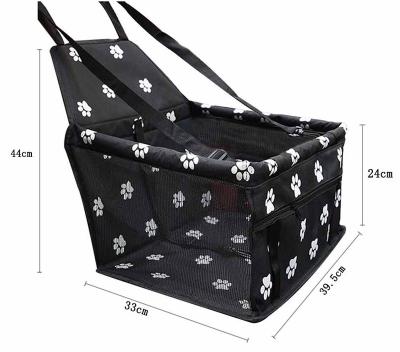 China 2021 bestselling viable fancy design waterproof folding pet booster with breathable safety mesh for sale