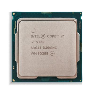 China Large Desktop Stock Used Server CPU I7-9700 For Intel Core Processor CPU LGA 1151 3GHz 65W 12MB 14NM CPU for sale