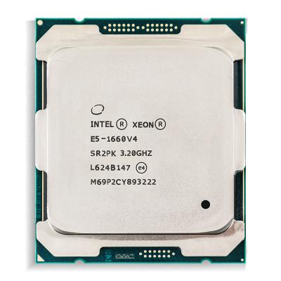 China Server Refurbished CPU Used E5-1660V4 For Xeon Processor Inter CPU SR2PK 3.20GHz 14NM 140W LGA 2011-3 CPU for sale