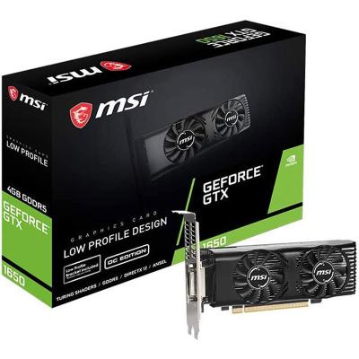 China MSI VGA GPU GeForce GTX1650 4GT LP OCV1 OC Desktop Graphics Card for sale