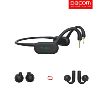 China Dacom 2-in-1 Osteoconductive Bone Conduction Headphones Bluetooth 5.0 Headset with 2 Mics, Wireless Open-Ear and Dynamic Driver Waterproof IPX5 for sale