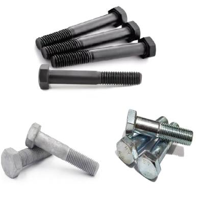 China Steel Metric Bolt DIN 931/933 High Strength Hex Bolts Bolts And Nuts for sale