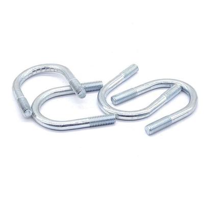 China Factory Price Galvanized Bending Pipe Clamp M4 M5 M6 U Bolt Construction U Bolt for sale