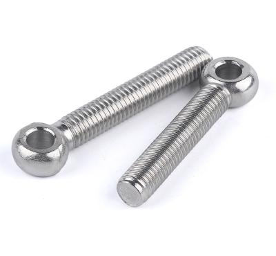 China DIN444 Stainless Steel Eye Bolt Industrial Good Quality Galvanized Forged Lifting Eye Bolt for sale