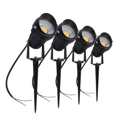 China Garden 4 Packs DC12V 12W Outdoor Waterproof Aluminum Led Lawn Garden Spike Light Kits for sale