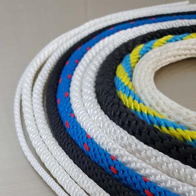 China Wholesale 12 Strand 3mm-14mm Braid Cavity Colored Elastic Mountaineering Full Bungee Rope Rock Climbing/Ice Climbing for sale