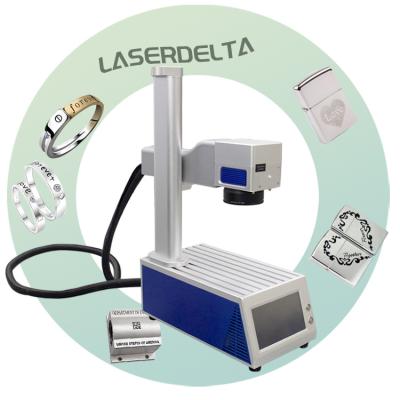 China LaserDelta Air Cooled Mini Portable Laser Marking Machine , 20W Fiber Laser Marking Machine Economical Budget for sale