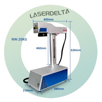 China Factory Price Logo 20w 30w Raycus Fiber Mini Laser Marking Machine Lazer Date Printing Machine Air Cooled Metal Deep Engraving Machine for sale