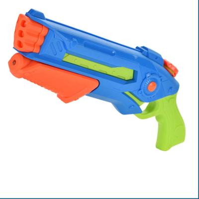 China Electronic Toy Popular 14 inches large capacity plastic inject single remote air pressure beak shooting water gun water gun single toy 'firearm for sale