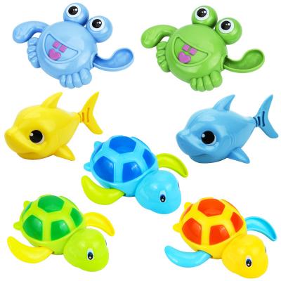 China Wholesale Cute Swimming Water Tool Factory Shark Fish Turtle Spray Kids Water Shower Bath Toys for sale