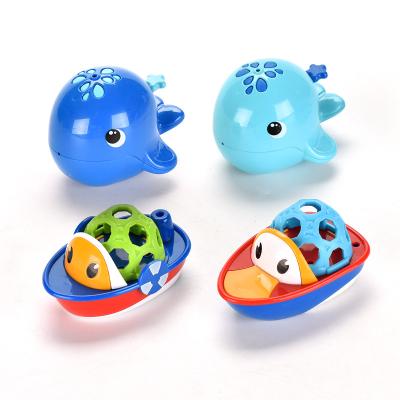 China Cute Water Tool Style Soft Edges Baby Shower Companion Baby Shower Bath Spray Safe Toys With Shake Rattlecrisp Ringtones for sale