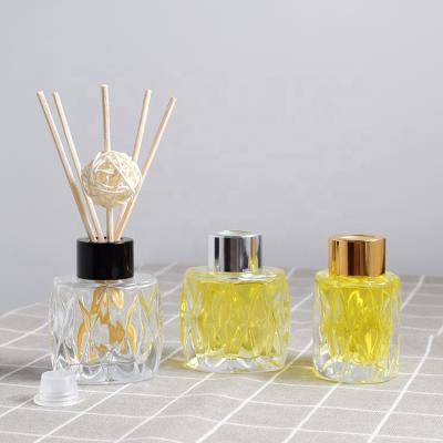 China ODM 50ML Recyclable High Quality Empty Glass Perfume Oil Car Diffuser Eco-friendly Perfume Bottle for sale