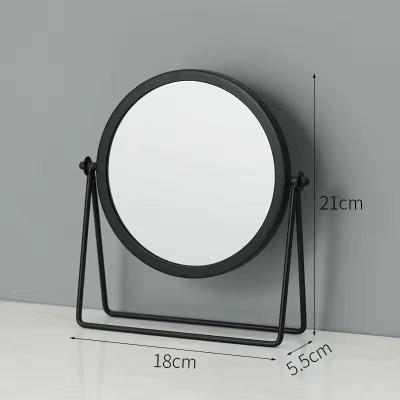 China Modern Swivel Makeup Mirror 10x Mirror Magnification Vanity Mirror Double Sided Gold Table Finish for sale