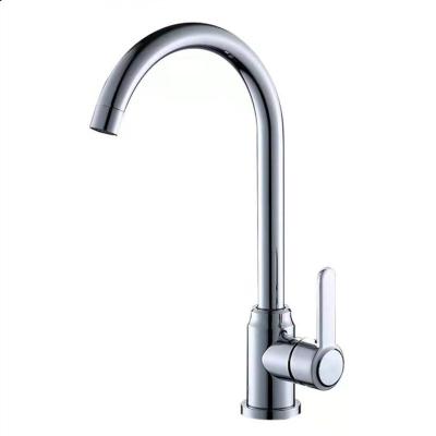 China New Design Metered Faucets Modern Stainless Steel Kitchen Faucets Pull Out Chrome Plated Single Handle Kitchen Faucet for sale