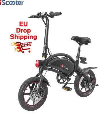 China Iron EU Warehouse Adult Electric Bicycles 10AH e Electr. D3F Electric Bicycle 35KM for sale