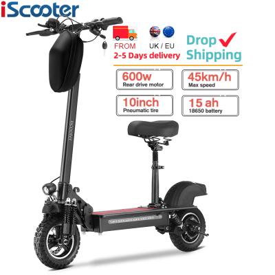 China Fast IScooter iX5 45km/h 15Ah 10 inch 600W scooter Eu scooter UK electronic electric scooter really fast dropshipping for sale