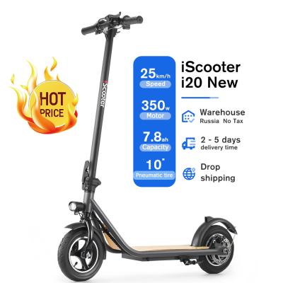 China 10 Inch 350W 25km/h Big Tire And Cool Electric Scooter Adult Electric Foldable Kick Scooters for sale