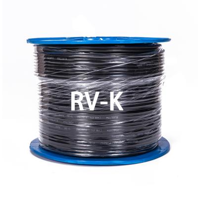 China Power Distribution Power Cable RV-K XLPE Insulated PVC Sheath Electric Cable Circular Wire XLPE Cable Prices for sale