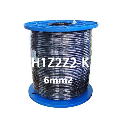 China Industrial High Quality Solar UV Resistant Cable 6mm H1Z2Z2-K LSZH Cable Electric Solar Cable 6mm Wire for sale