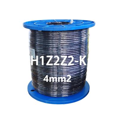 China H1Z2Z2-K Solar Cable 4mm2 Industrial Solar Class 5 Conductor Solar Cable 4mm Flexible Tinned Copper Cable European Standard LSZH for sale