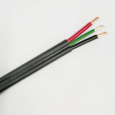 China Domestic 3 Core 16mm TPS Flat Cables Include LSZH Black Easy Tear Sheath Materials Used In Home Wiring SRF Cable for sale