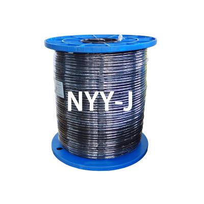 China Construction Power Cable NYY-J Copper Conductor PVC Insulated Sheath 0.6/1kV Power And Control Cable en venta