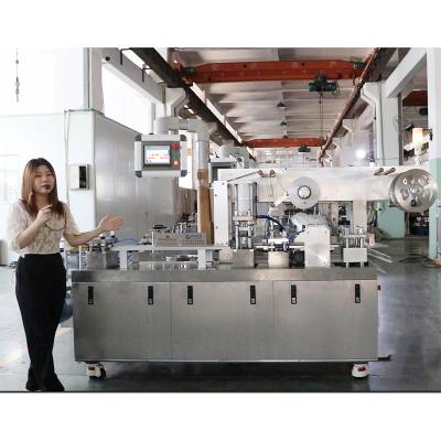 China Food a blistering tablet alupvc strip blister packing machine pharmaceutical to produce aluminum foil sealing blister packs for sale