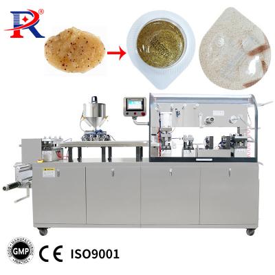 China Food Butter Blister Pack Machine Beef Paste Blister Packing Machine for mini oliva for sale