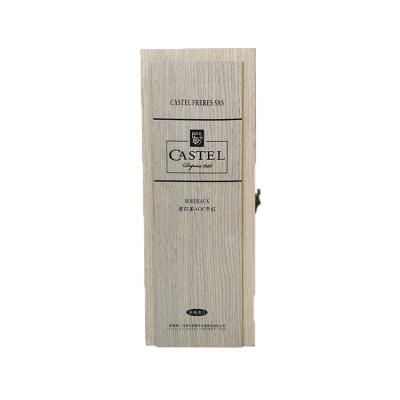 China Best Price Wine Art Package Packing Folk Craft Wooden Wine Box Gift Box And Wooden Wine Bottle Box for sale