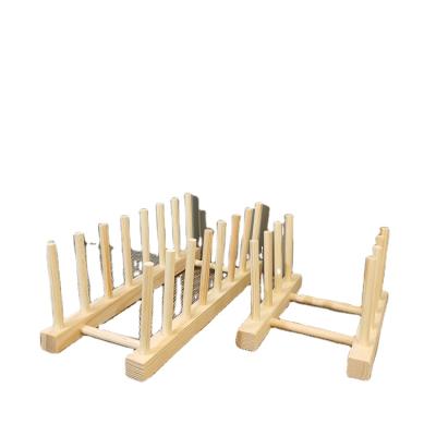 China Factory Eco-Friendly Manufacturing Storage Dish Racks And Racks Wholesale Wooden Dish Racks Drying Rack for sale