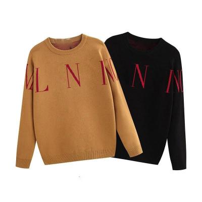 China parride customized design letter jacquard knit sweater mens streetwear for sale