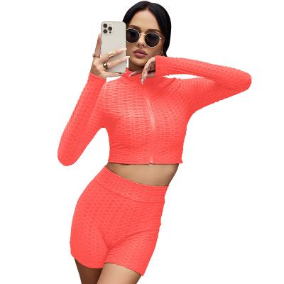 China Wholesale High Quality Women's Gym Sport Wear Seamless Quick Dry Set Breathable For Sexy Spandex Crop Woman Fitness Yoga Wear Top Suits for sale