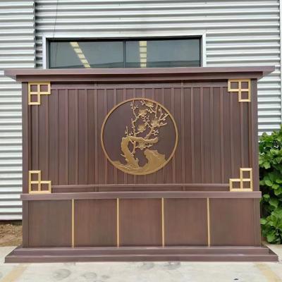 China Easily Assembled Modern Style Aluminum Main Gate Design For House School and Hotel for sale