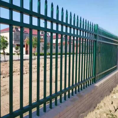 China Easily Assembled Metal Fence Wrought Iron Zinc Steel Fence Panels for sale