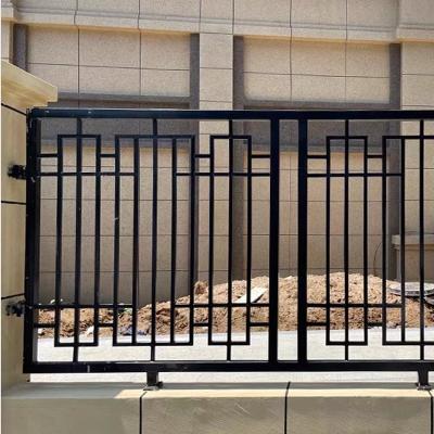 China Easily Assembled Cheap High Quality Designs Aluminum Picket Fence Metal Wrought Iron Fence Panels for sale