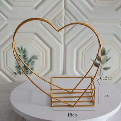 China Viable Heart Geometric Rectangle Plant Round Flower Basket Set Creative Flower Basket Flower Gift Basket for sale