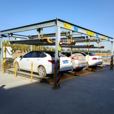 China SUV Or Sedan 4 Post Sliding Puzzle Parking System ISO Certification for sale