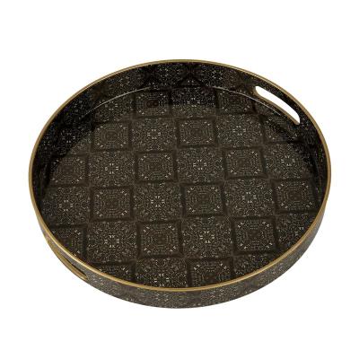 China OEM Disposable Italian Calacatta Viola Bulgaris Luxury Rectangle Square Round Decorative Vanity Tray Marble Storage Tray Bathroom Decor for sale