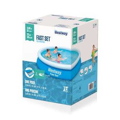 China Bestway 57308 Quick Set 12ft x 30in Family Garden Household Pool Above Ground Inflatable Pool for sale