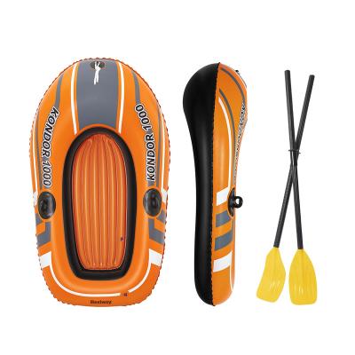 China Water Sports Area Bestway 61078 Kondor 1000 57in x 33in River Raft Rowing Fishing Inflatable Boat for sale