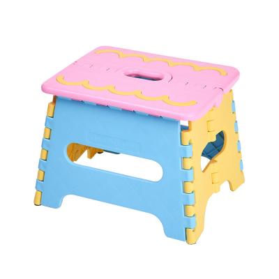 China Quick Folding And Easy Carry Camping Travel High Strength Material Kids Fishing Folding Plastic Stool for sale