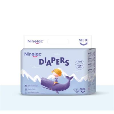 China Hot Selling Printed Cute Cartoon Printing Disposable OEM Baby Diapers High Quality Soft Baby Diapers for sale